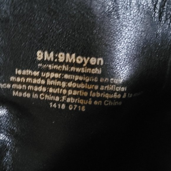 Nine West Burgundy Leather booties - Picture 8 of 8